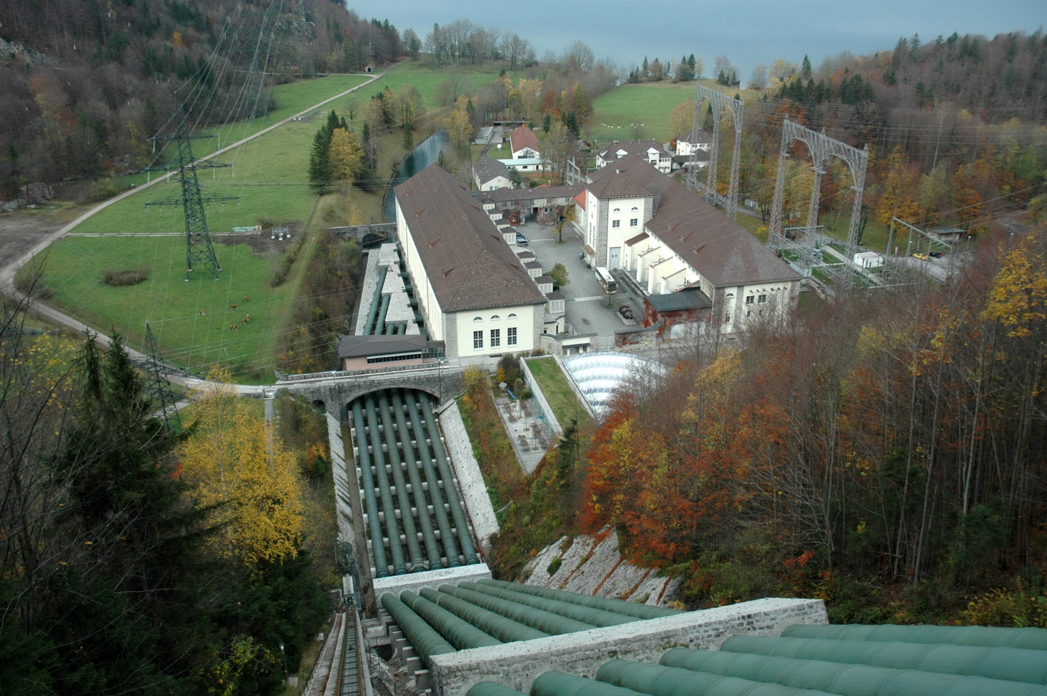 Das Walchenseekraftwerk.